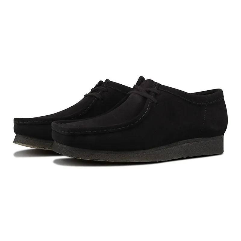 Clarks Wallabee Suede Dame I Sort