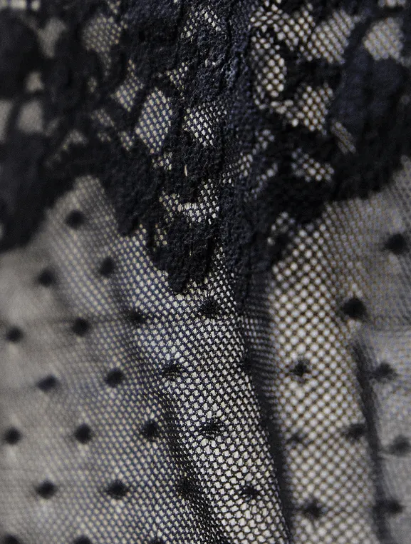 Double Take Lace Bralette - Black
