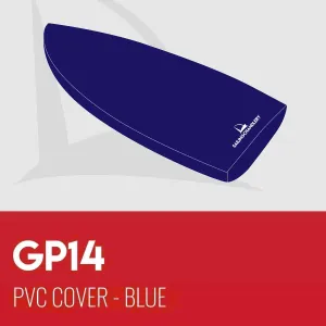 GP14 Boat Cover - PVC Blue - Mast Down