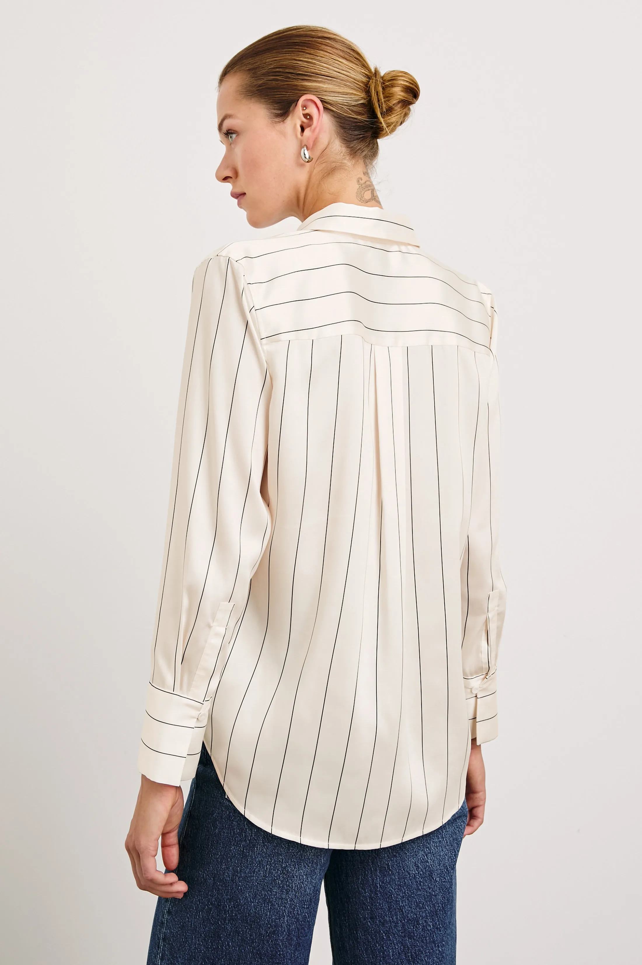 SAIGE SHIRT - BRIXTON STRIPE