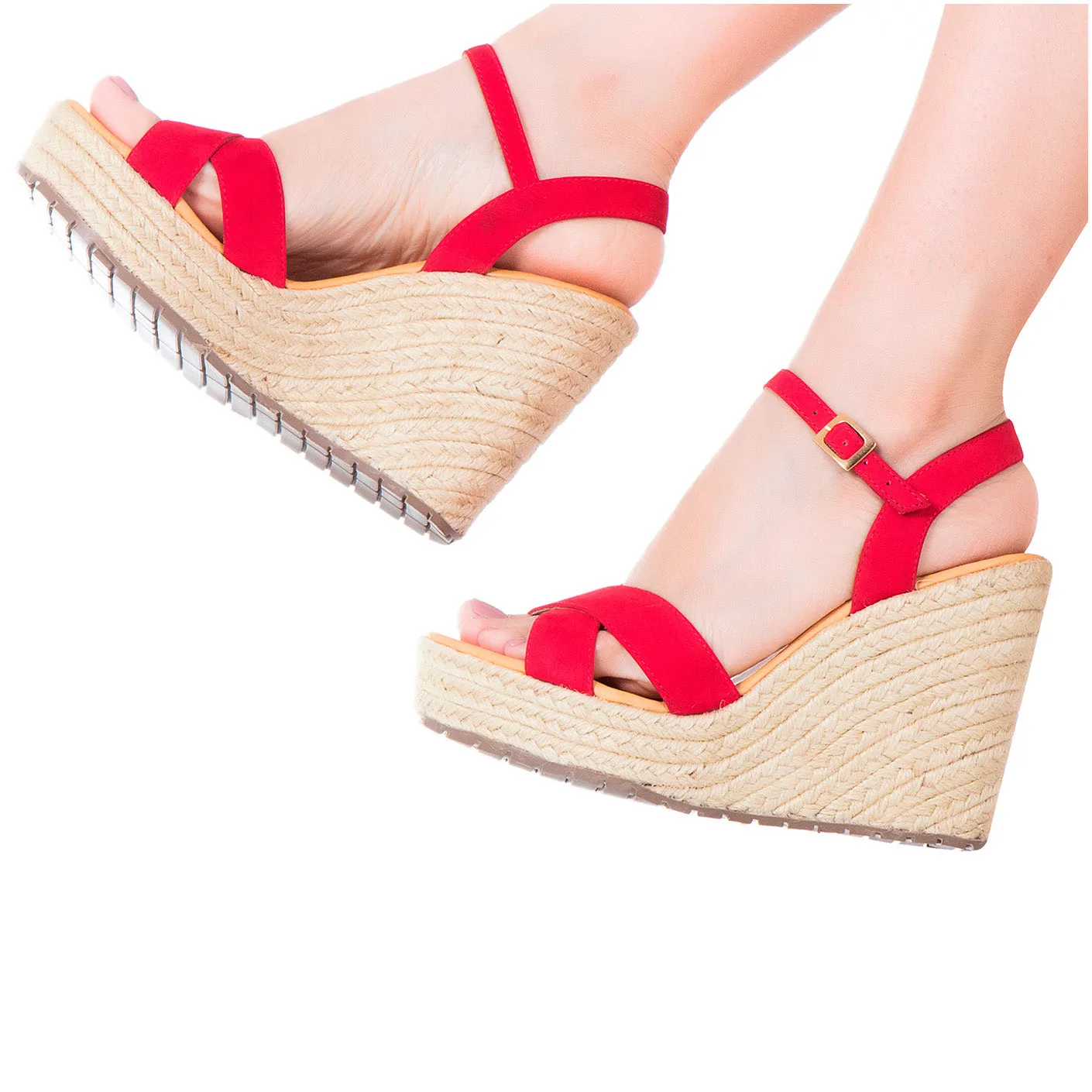 Silvia Cobos CRISS CROSS Ankle Strap Wedges
