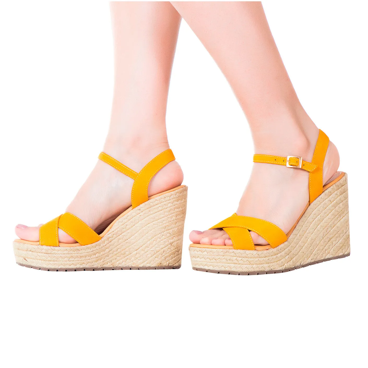 Silvia Cobos CRISS CROSS Ankle Strap Wedges