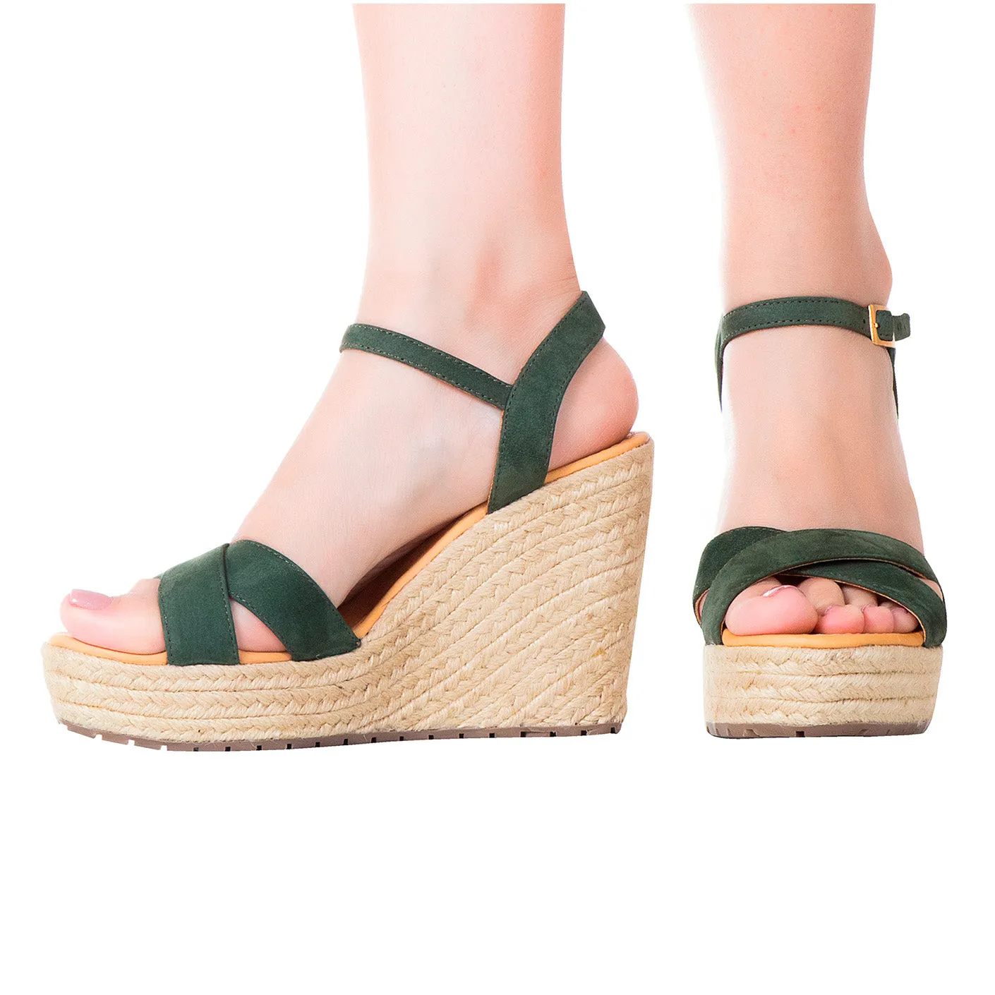 Silvia Cobos CRISS CROSS Ankle Strap Wedges