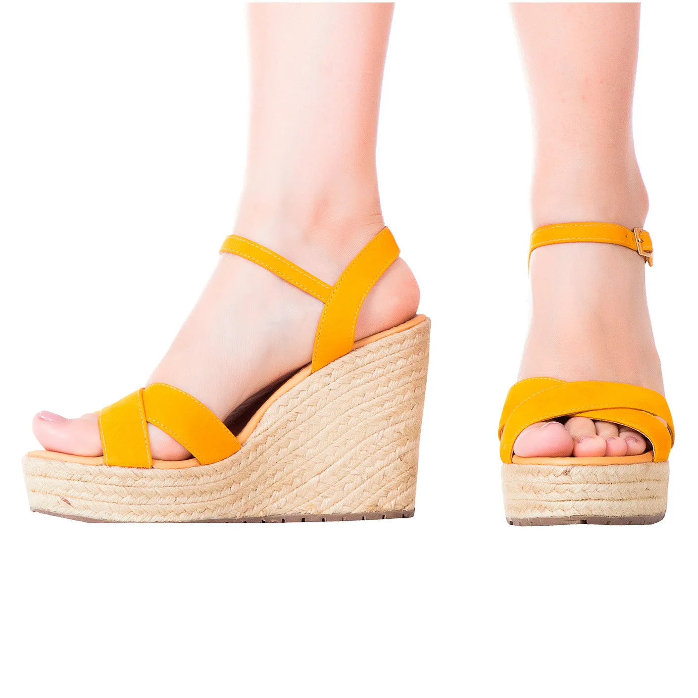 Silvia Cobos CRISS CROSS Ankle Strap Wedges