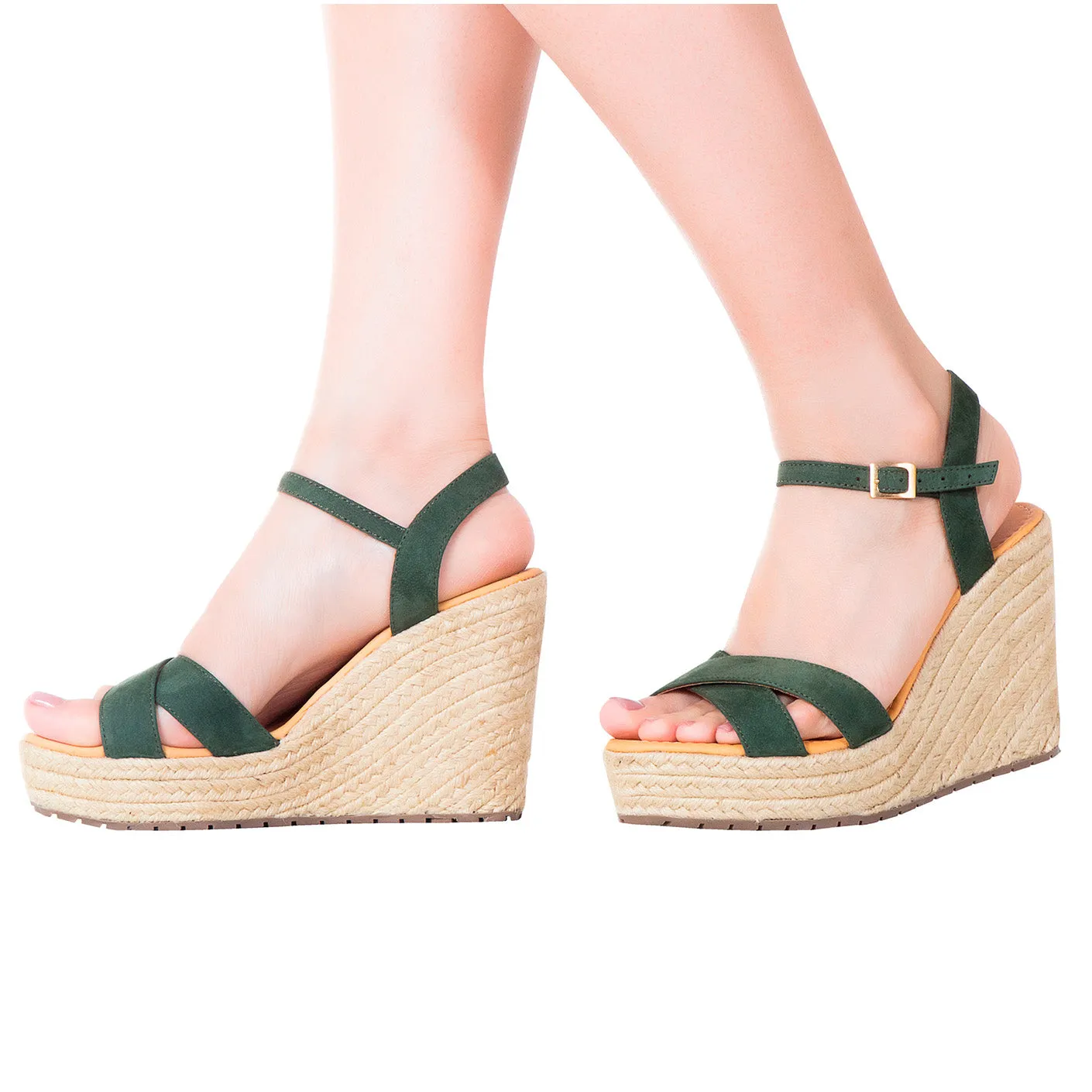 Silvia Cobos CRISS CROSS Ankle Strap Wedges