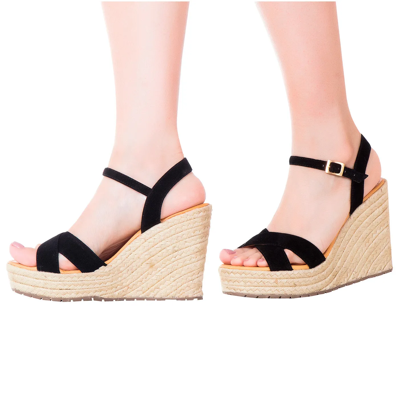 Silvia Cobos CRISS CROSS Ankle Strap Wedges