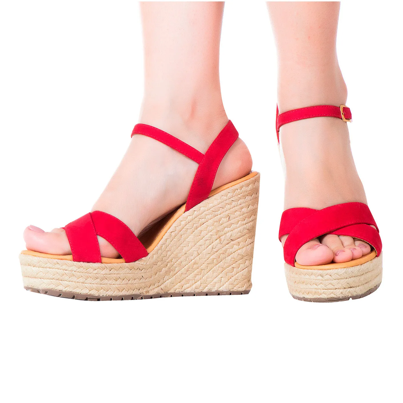 Silvia Cobos CRISS CROSS Ankle Strap Wedges