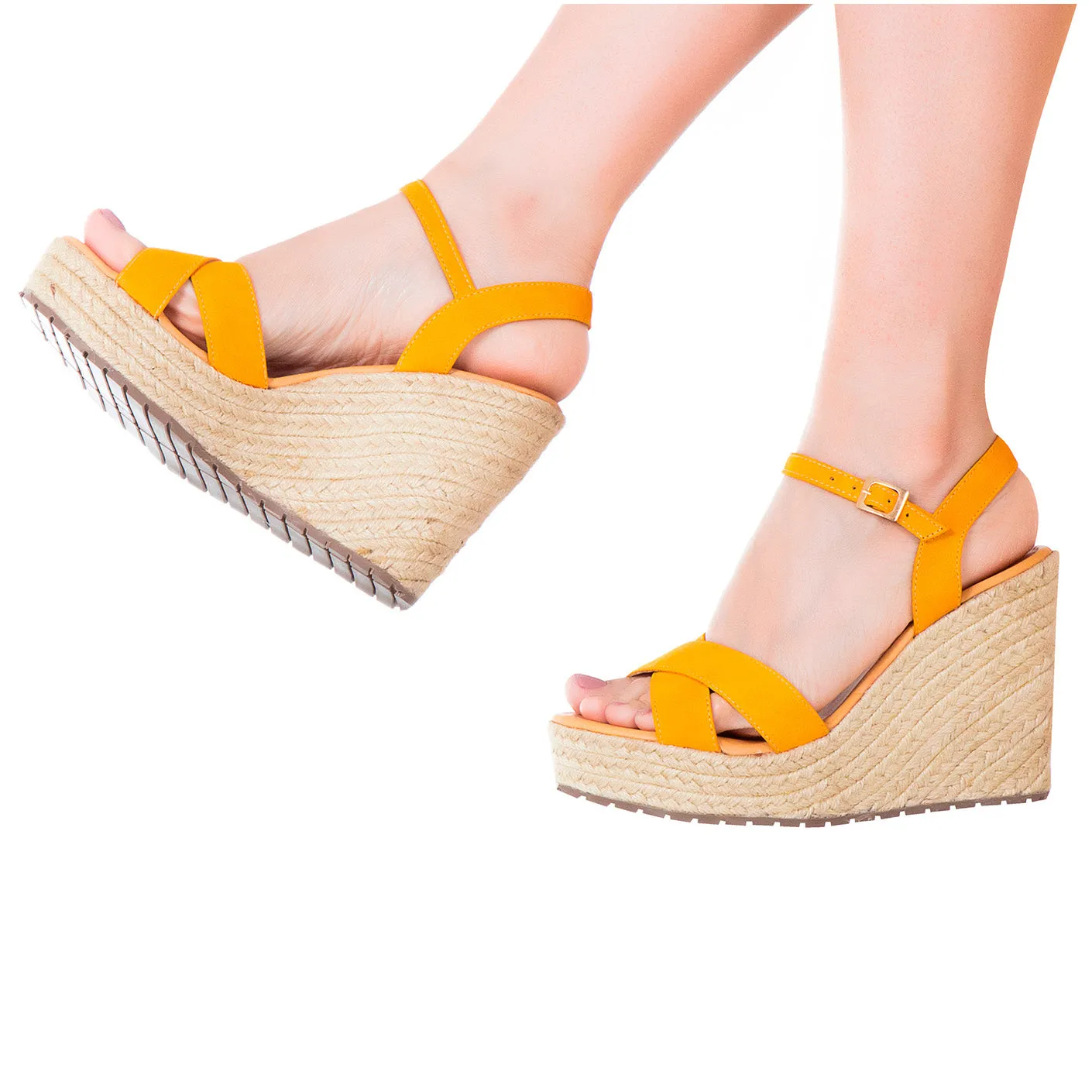 Silvia Cobos CRISS CROSS Ankle Strap Wedges