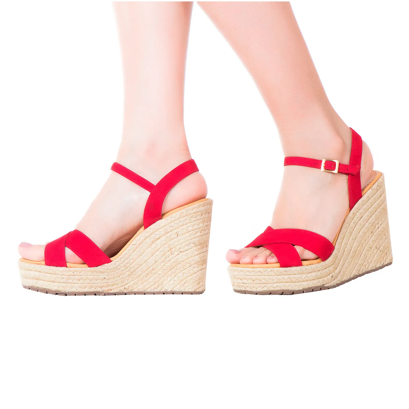 Silvia Cobos CRISS CROSS Ankle Strap Wedges