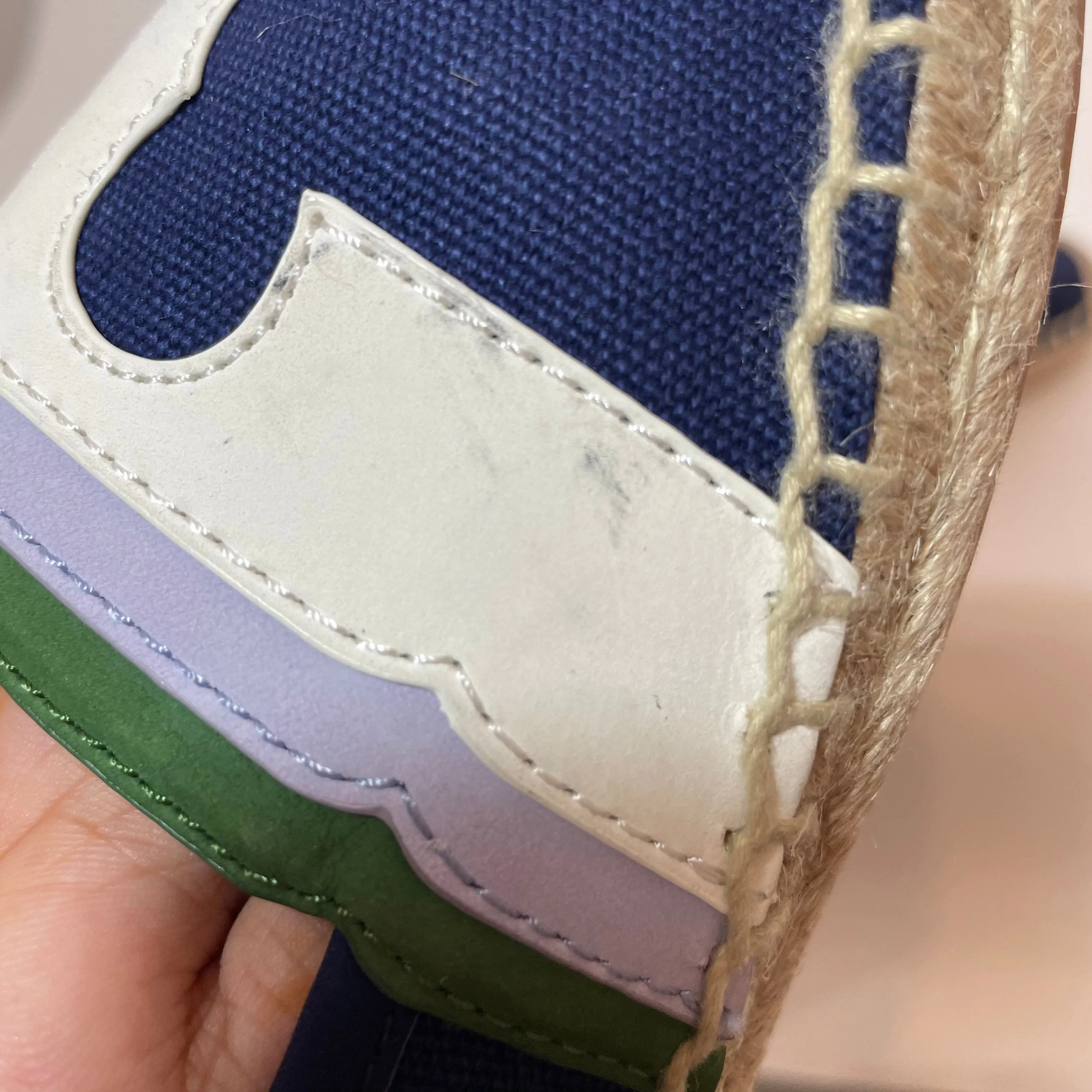 Tory Burch Navy 'Laguna' Espadrilles | Like New |