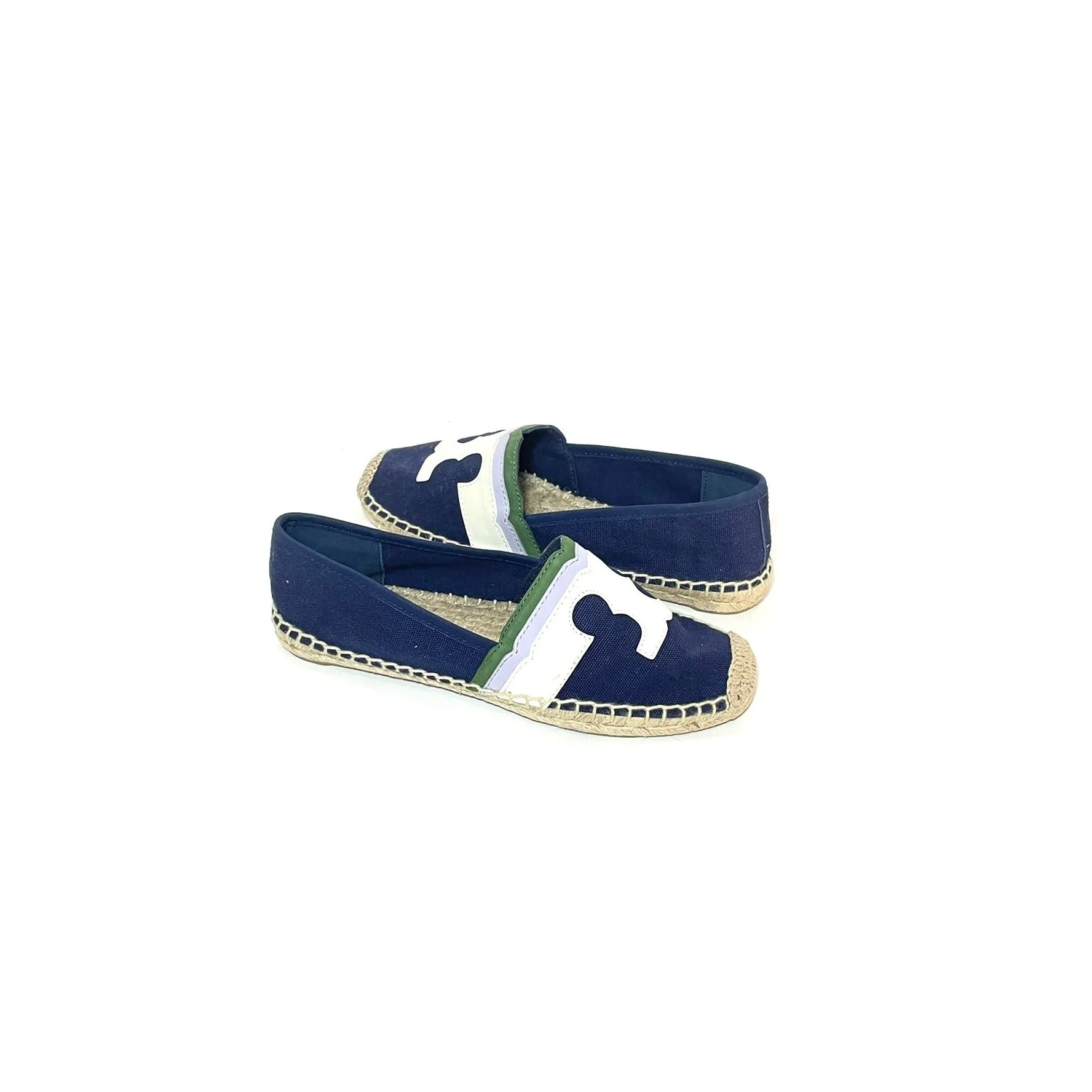 Tory Burch Navy 'Laguna' Espadrilles | Like New |