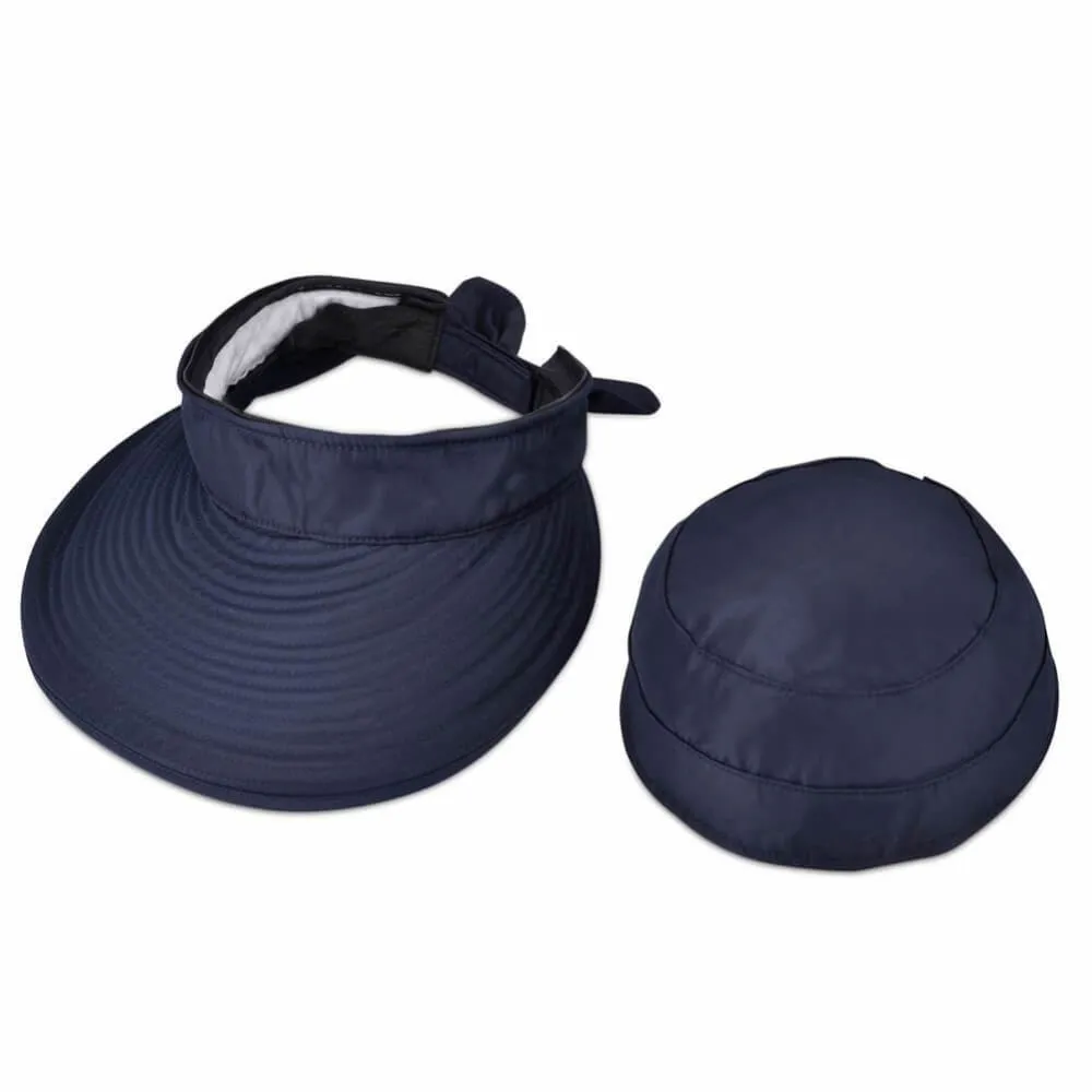 Vbiger New Detachable Sunbonnet for Outdoors Sport Foldable Visor with Zipper and Huge Bongrace