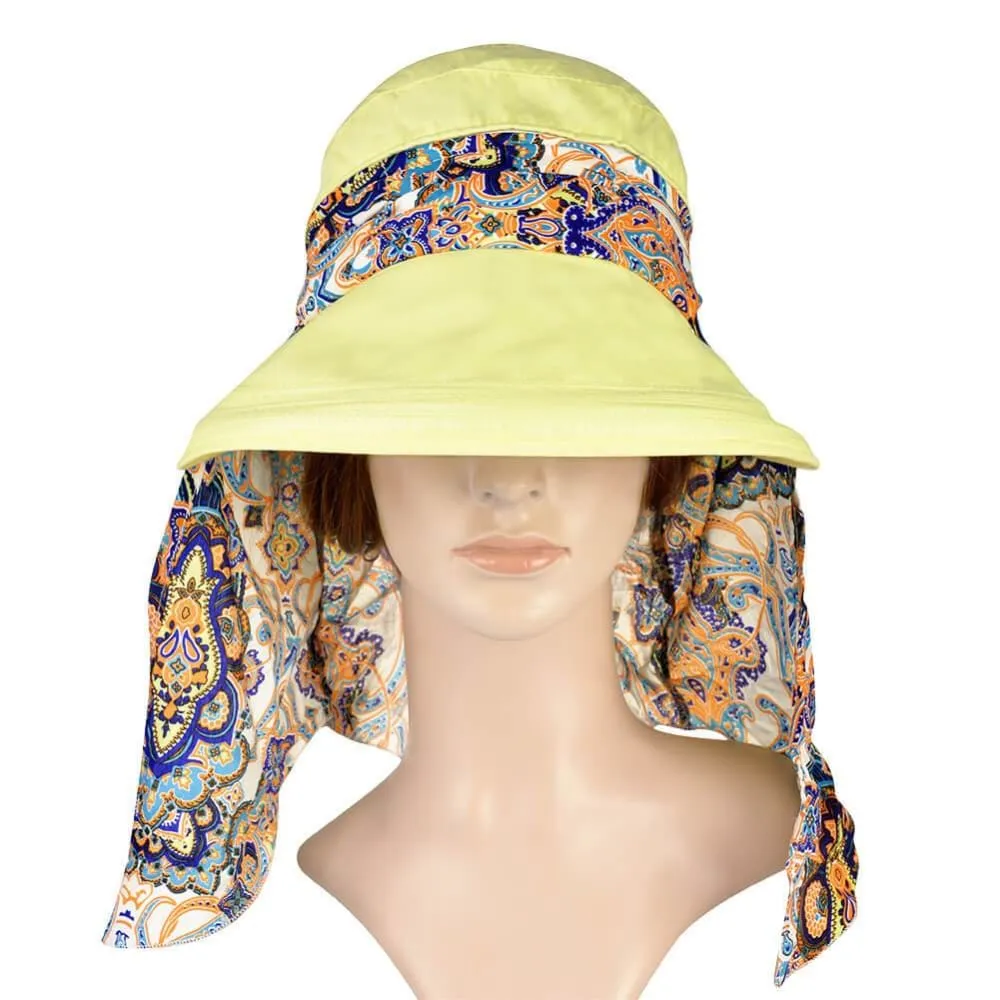 Vbiger New Detachable Sunbonnet for Outdoors Sport Foldable Visor with Zipper and Huge Bongrace