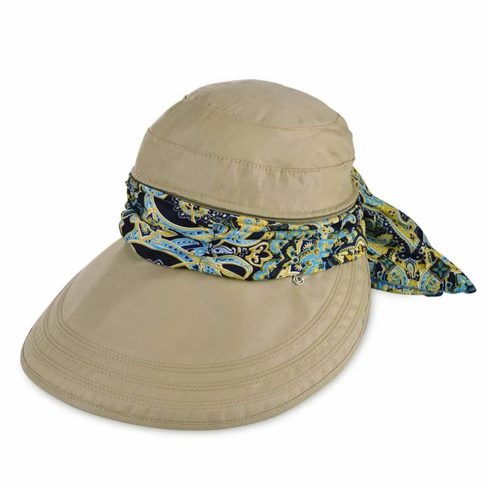 Vbiger New Detachable Sunbonnet for Outdoors Sport Foldable Visor with Zipper and Huge Bongrace